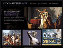 Tablet Screenshot of neoclassicisme.com